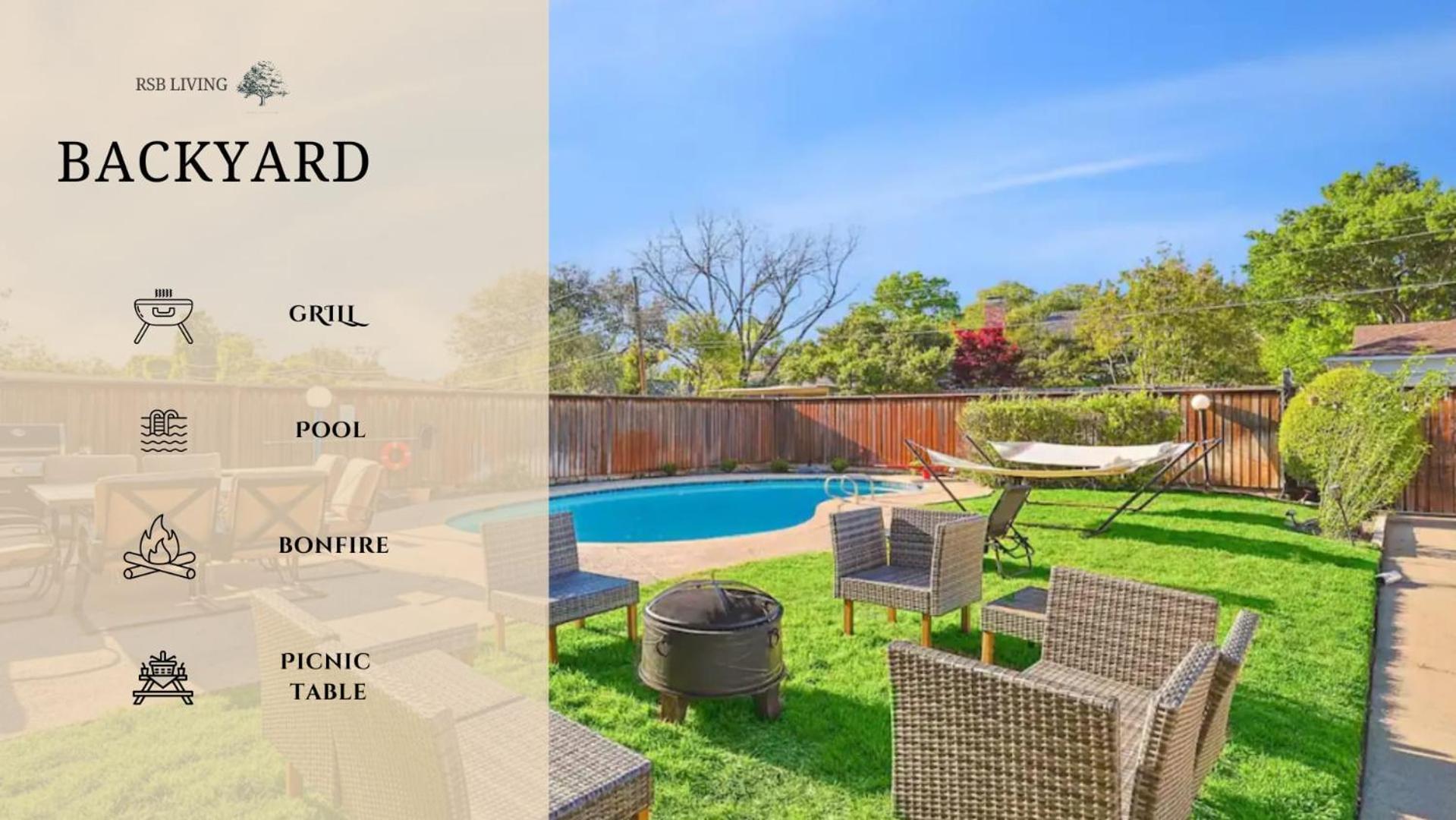 Spectacular 6Br 2,5Ba Holiday Home With Pool Dallas Eksteriør billede